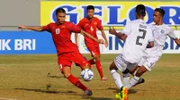 Duel Vietnam vs Timor Leste pada matchday kedua penyisihan Grup A Piala AFF U-16 2018 di Stadion Joko Samudro, Gresik, Selasa (31/7/2018).