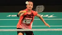 Tunggal Putri Mutiara Cardinal Bandung Hanna Ramadhini (badmintonindonesia.org)