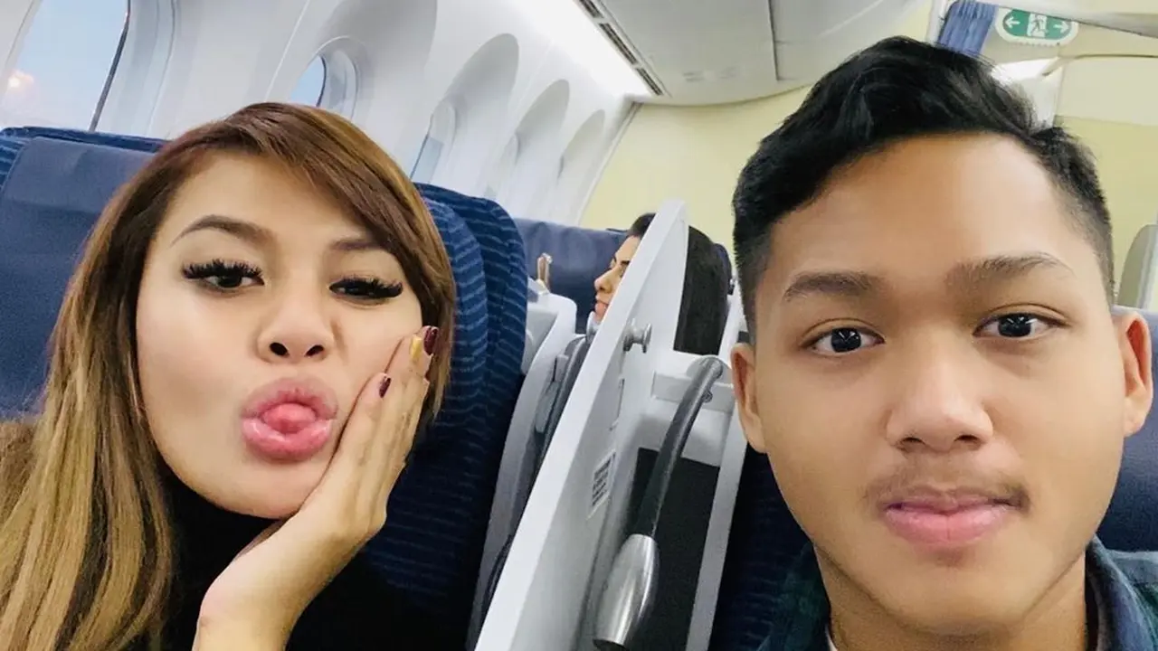 Azriel Hermansyah dan Aurel. (Foto: Instagram @azriel_hermansyah)