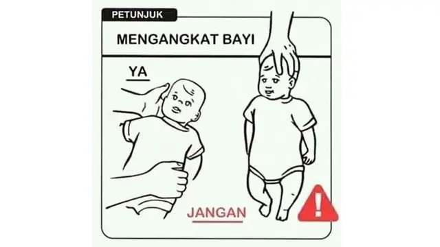 7 Tutorial Merawat Bayi Ala Netizen Ini Kocak, Jangan Ditiru