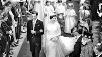 Foto Upacara Pernikahan Putri Alexandra dan Angus Ogilvy. (qormuseum.org)