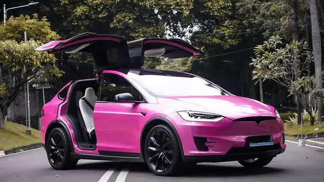 Mobil Tesla Pink Atta-Aurel