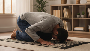 ilustrasi sujud syukur (created by AI)