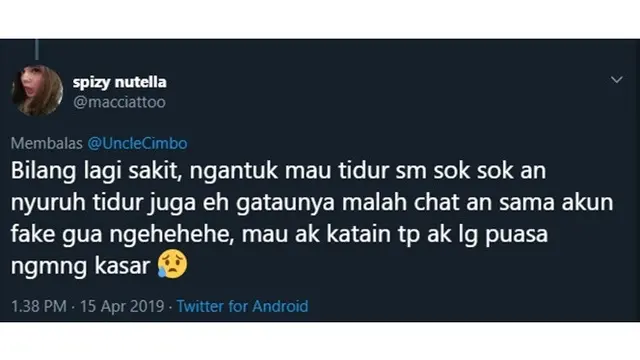 Cuitan Cerita Kebohongan Mantan Ini Bikin Nyesek