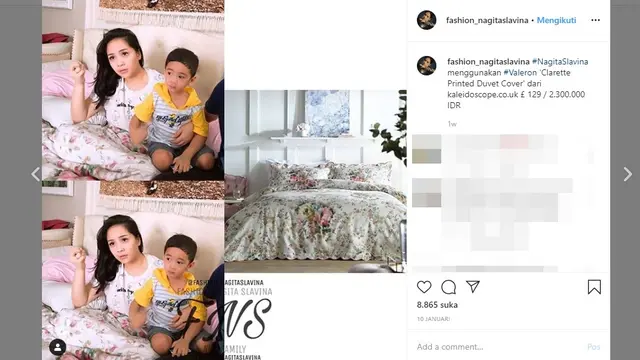 7 Perlengkapan Tidur Nagita Slavina, Harganya Bikin Netizen Minder