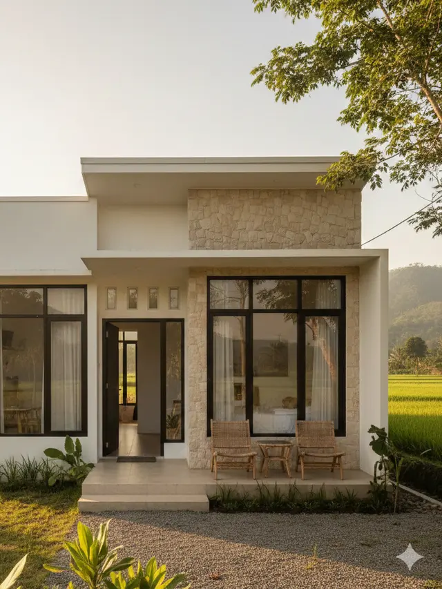Model Rumah Kecil di Desa