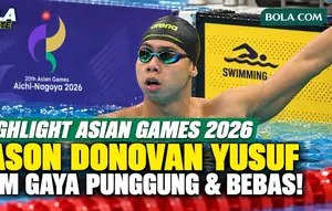 Highlight Jason Donovan Yusuf Berlaga di Penyisihan 50 Meter Gaya Punggung dan Gaya Bebas Asian Games 2026