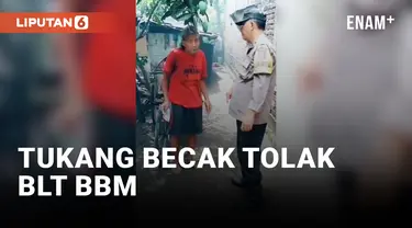 Viral! Tukang Becak Tolak Bantuan Pemerintah