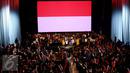 Suasana di Ballroom Djakarta Theater saat Agus menyampaian pidato politik Cagub DKI Agus Harimurti Yudhoyono, Jakarta, Minggu (30/10). (Liputan6.com/Gempur M Surya)