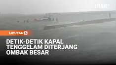 Sebuah kapal penumpang antar pulau, KM Maligano Star, tenggelam usai diterjang ombak besar disertai angin kencang di perairan Tanjung, Desa Pohorua, Kecamatan Maligano, Kabupaten Muna, Sulawesi Tenggara, Minggu sore.
