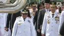 Prosesi pelantikan dan pengucapan sumpah janji dipimpin langsung Presiden Prabowo Subianto. (Liputan6.com/Herman Zakharia)