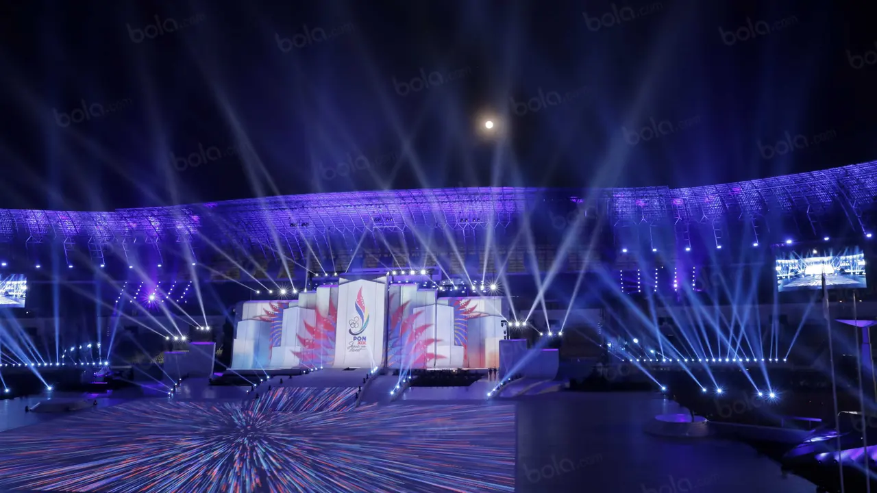 Warna-warni Lampu Stadion