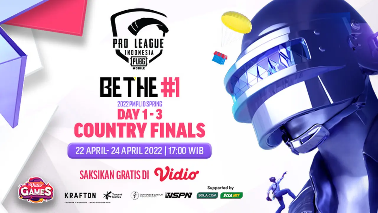 Saksikan Live Streaming PMPL ID Spring 2022 Country Final di Vidio