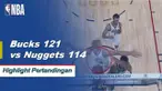 Brook Lopez memimpin semua angka dengan 28 poin saat Bucks menang atas Nuggets, 121-114.