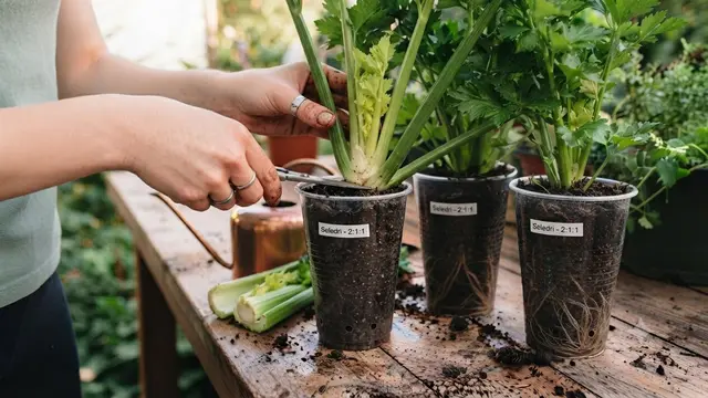 Cara Menanam Seledri di Cup Plastik Bekas
