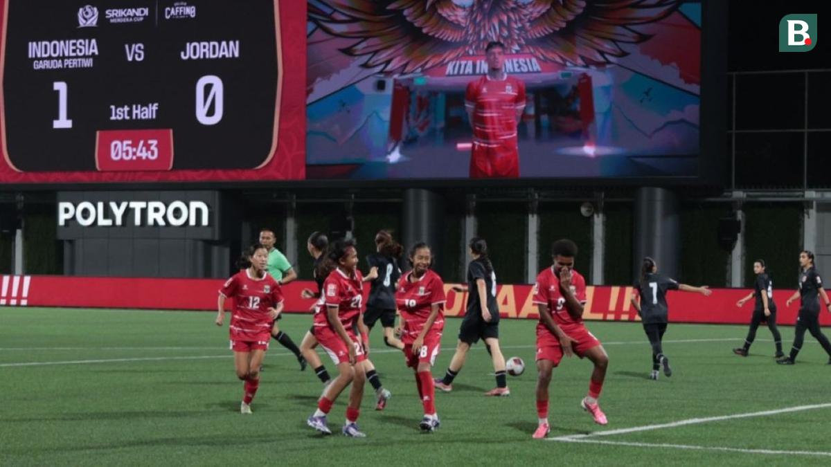 Cukur Yordania 3 Gol Tanpa Balas, Garuda Pertiwi Bersua Thailand di Final Srikandi Merdeka Cup
