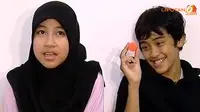 [VIDEO] Wah! Adiba-Abidzar Jago Juga Ngerancang Busana