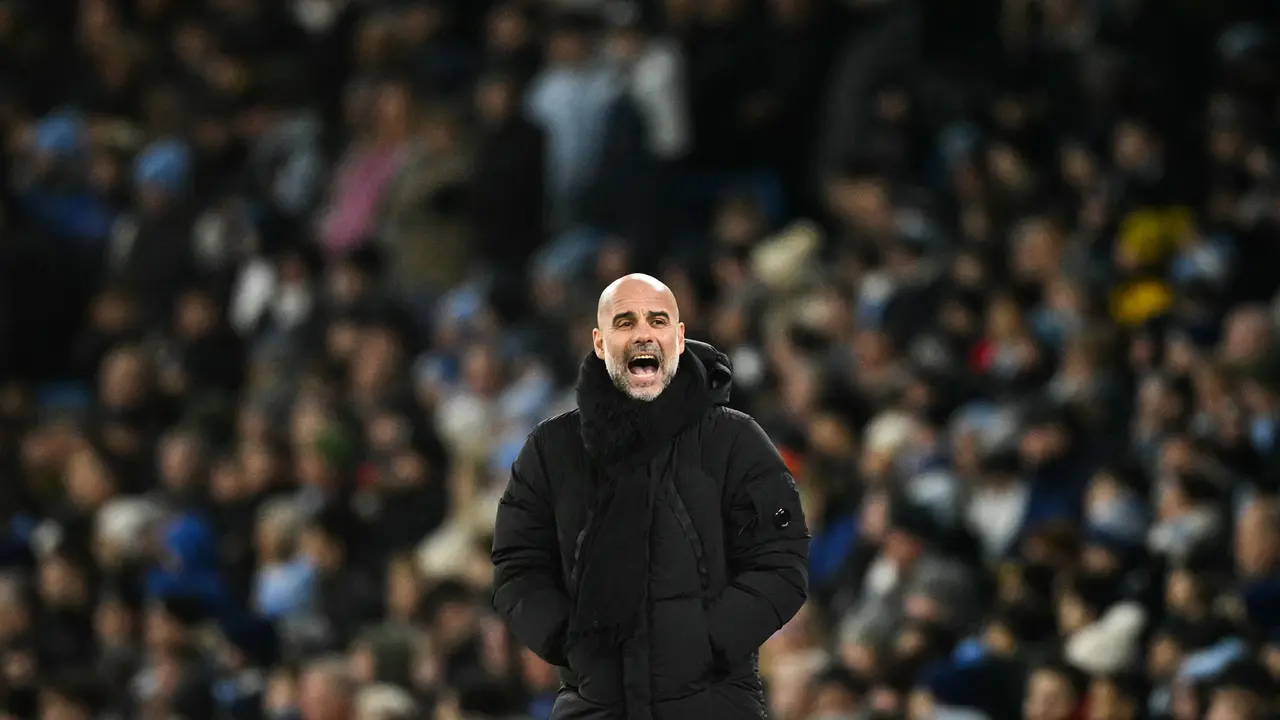 Foto: Wajah Lega Pep Guardiola setelah Man City Kembali Raih Kemenangan di Liga Inggris