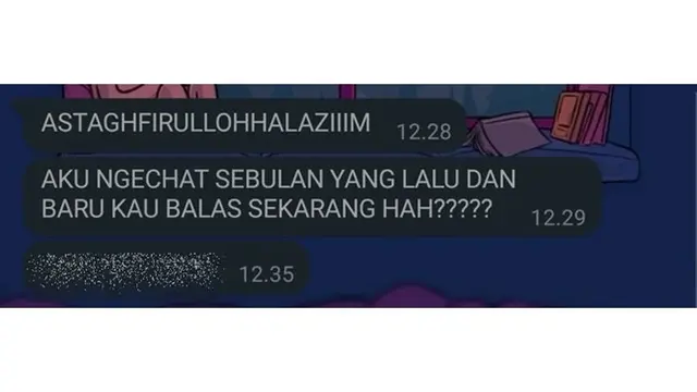 6 Chat ke Gebetan Protes Balasannya Lama Ini Bikin Elus Dada