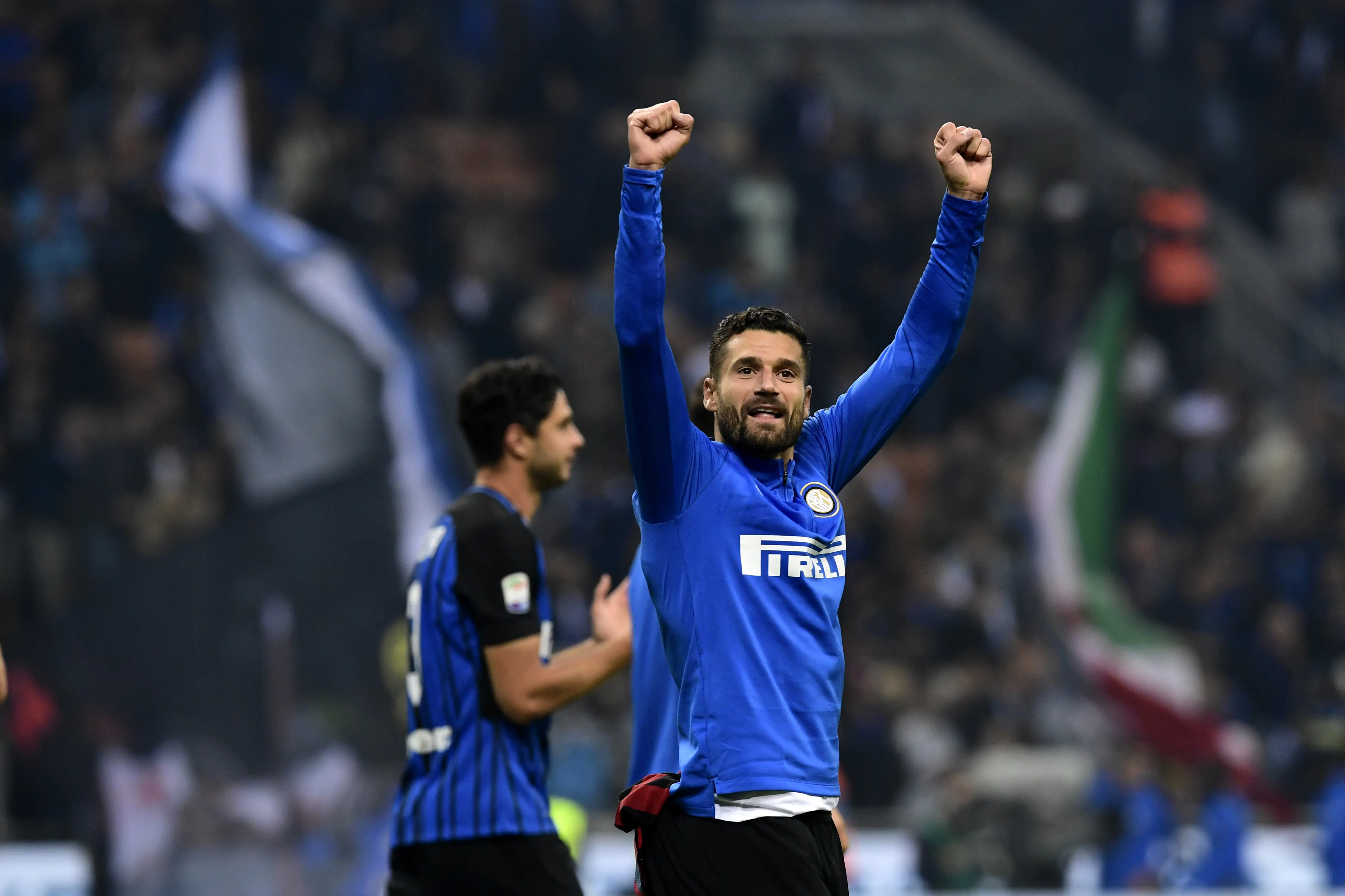 Penggawa Inter Milan, Antonio Candreva. (AFP/Miguel Medina)