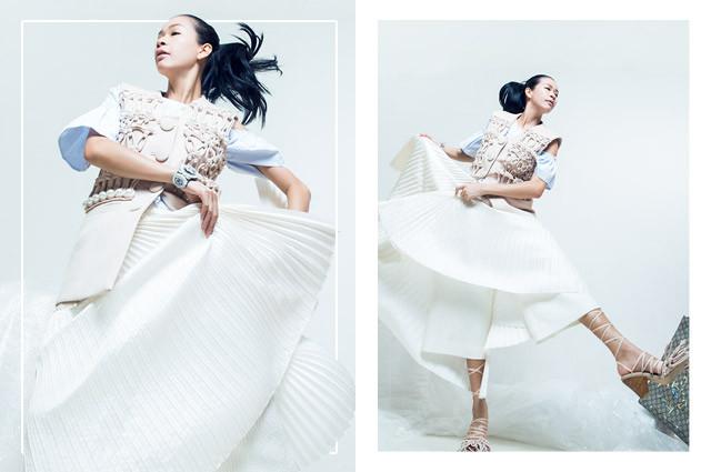 Pakai Rok Lipit  Di Luar Celana  Kulot  Hasilnya Super Chic 