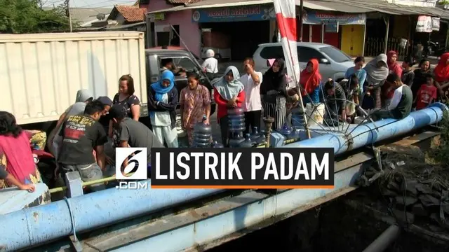 Akibat listrik se Jabodetabek padam sebagian warga Kota Tangerang menjebol aliran air di pipa PDAM untuk mendapatkan air. tindakan warga ini dimaklumi oleh PDAM Tirta Benteng Tangerang karena dalam kondisi darurat.