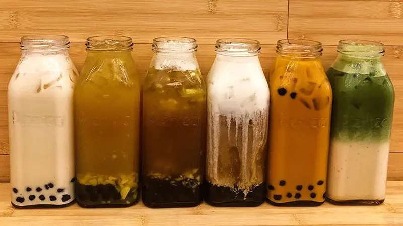 Ilustrasi bubble tea