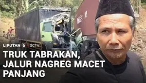 Truk Tabrakan, Jalur Nagreg Macet Belasan Kilometer