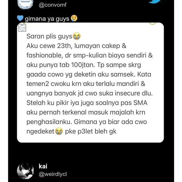 6 Cuitan Orang Pick Me Ini Bikin Kesal, Merasa Dirinya Paling Berbeda