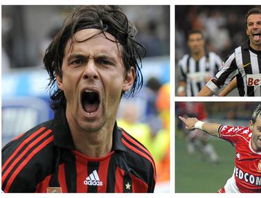 FOTO: 7 Pemain Italia Pencetak Gol Terbanyak dalam Sejarah Liga Champions, Filippo Inzaghi Teratas