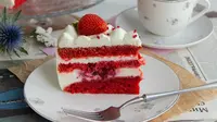 ilustrasi red velvet cake/Photo by ALINA MATVEYCHEVA/Pexels