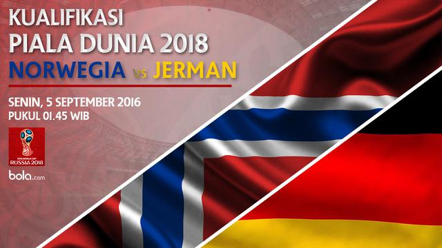 Kualifikasi Piala Dunia 2018_Norwegia vs Jerman (Bola.com/Adreanus Titus)