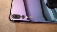 Tampilan triple kamera pada Huawei P20 Pro (Liputan6.com/ Agustin Setyo W)