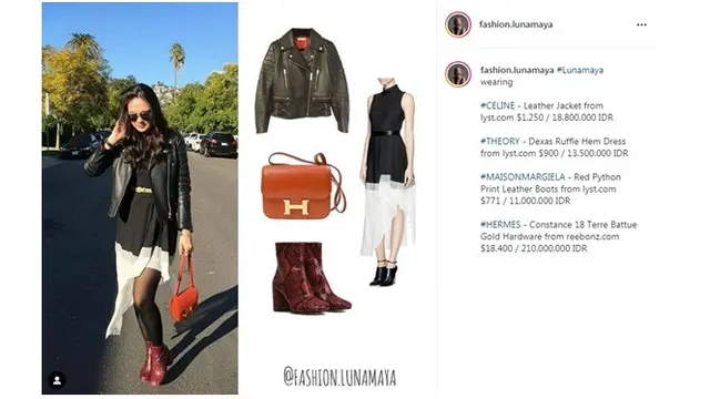 6 Outfit Luna Maya Ini Ditaksir Capai Miliaran Rupiah, Stylish Banget