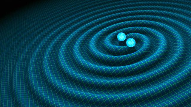 Ilustrasi gelombang gravitasi