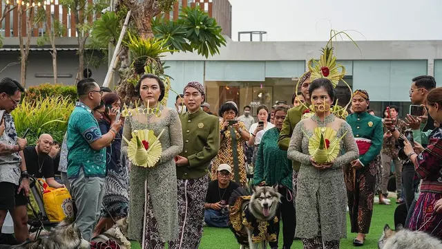 8 Potret Pernikahan Anjing dengan Adat Jawa Ini Mewah Banget, Habiskan Dana Rp 200 Juta