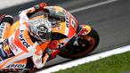 Marc Marquez kuasai latihan bebas MotoGP Malaysia hari pertama yang berlangsung di Sirkuit Sepang, Malaysia, Jumat (28/10/2016). (AFP/Manan Vatsyayana)