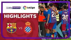 Berita video highlights laga kemenangan pertama Xavi Hernandez sebagai pelatih Barcelona di Liga Spanyol (LaLiga) 2021/2022, Minggu (21/11/2021) dinihari WIB.