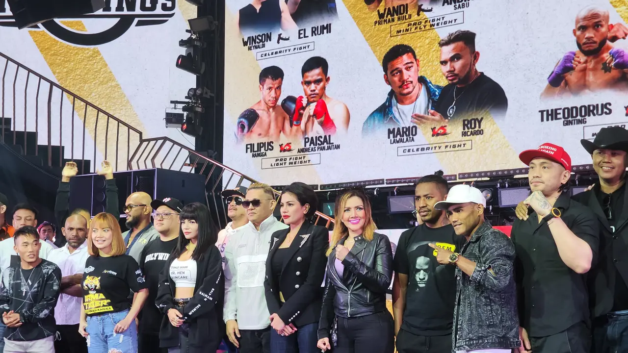 Para petinju yang akan tampil di Holywings Sport Show jilid dua