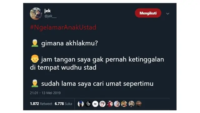 Drama Saat ‘Lamar Anak Ustaz’ Ini Bikin Senyum-senyum Kecut