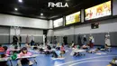 Semua peserta tampak antusias untuk lomba mewarnai. Karena akan ada hadiah menarik bagi para pemenang.