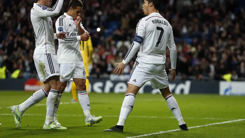 Ronaldo dan Bale Bawa Madrid Unggul di Babak Pertama