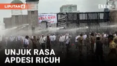 Memanas! Unjuk Rasa Apdesi Ricuh di Depan Gedung DPR