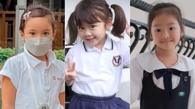 Tampilan Anak Artis Kenakan Seragam dari Gampita Hingga Thalia Onsu