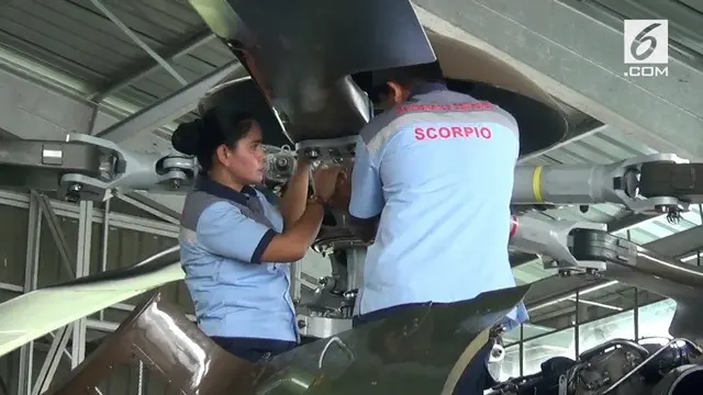 Pelda Iin Herawati, menjadi mekanik wanita satu-satunya di TNI Angkatan Udara.
