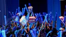 Kamis (03/04/14) ratusan kader Partai Demokrat menggelar Rapat Umum di Hall D JIExpo Kemayoran, Jakarta (Liputan6.com/Helmi Fithriansyah)