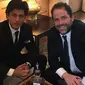 Shahrukh Khan dan Brett Ratner (The Indian Express)