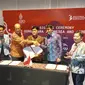 PT Dirgantara Indonesia bersama Airbus menandatangani MoU terkait kerja sama kedirgantaraan. Foto: Arief Rachman Hakim/Liputan6.com