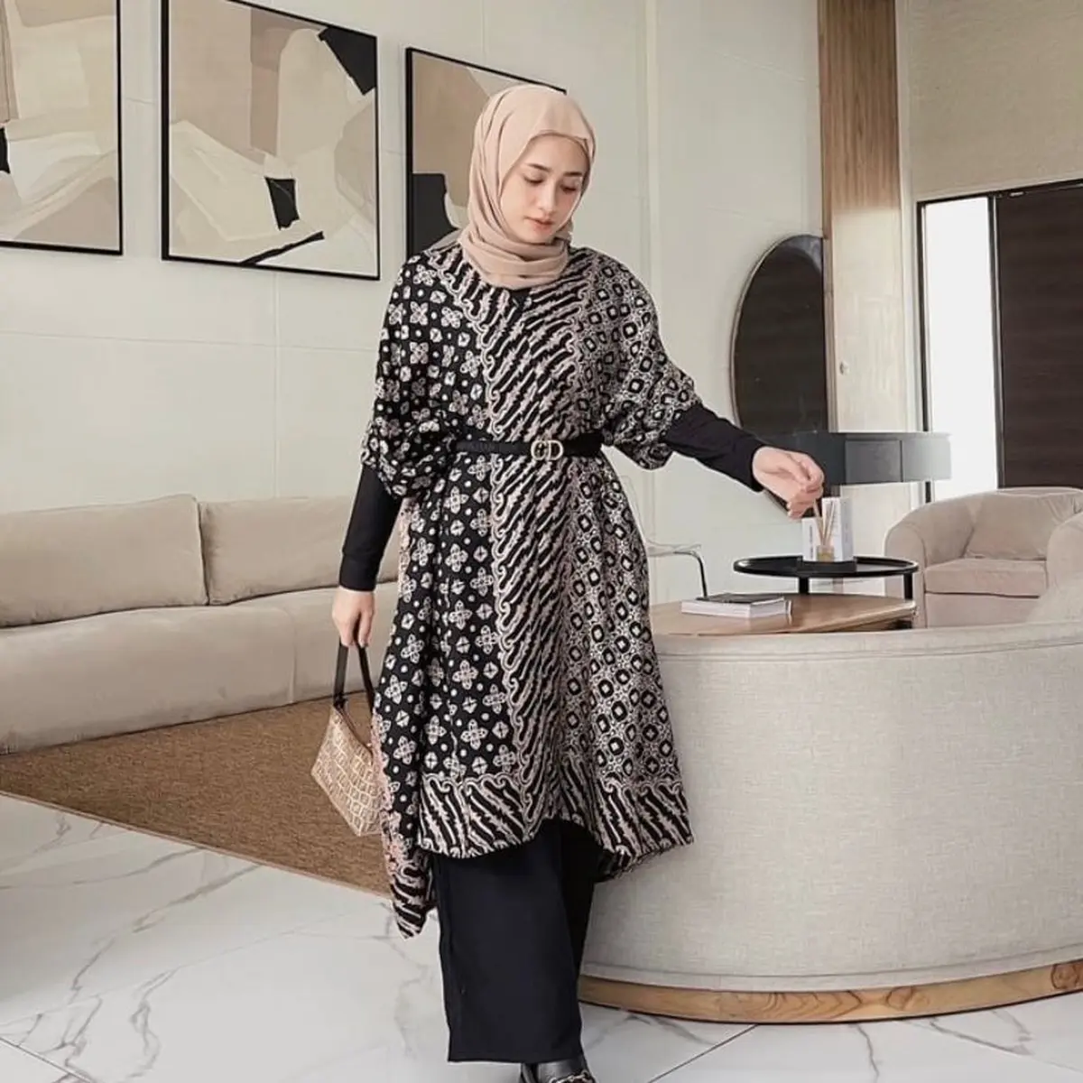 Batik hijab modern best sale style