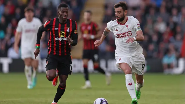 Bournemouth vs Manchester United, Premier League